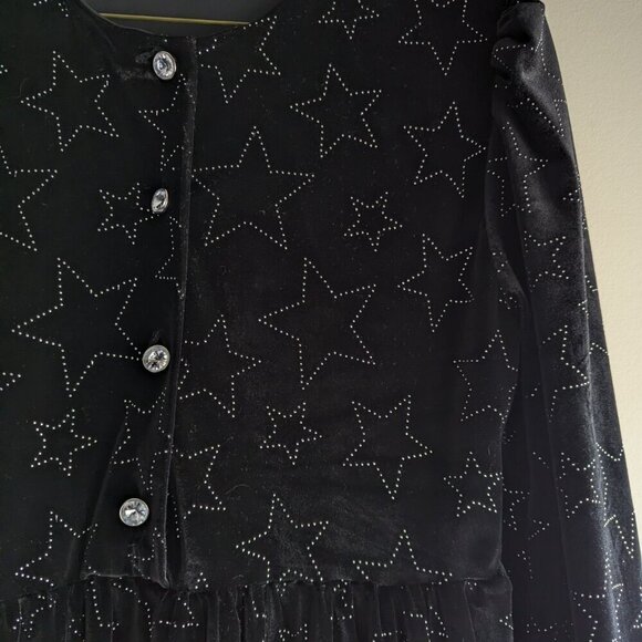 Unbranded star studded long sleeve maxi velvet dress - Picture 4 of 7